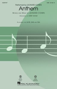 Anthem SAB choral sheet music cover